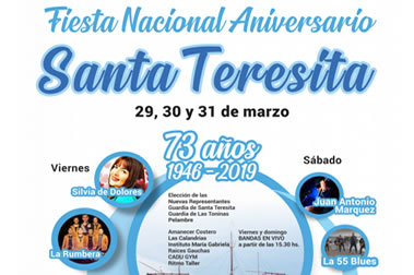Fiesta Aniversario Santa Teresita